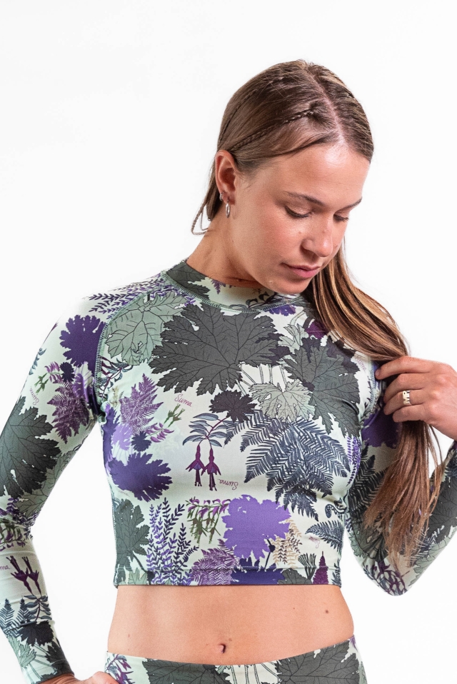 Remera Crop UV Selva