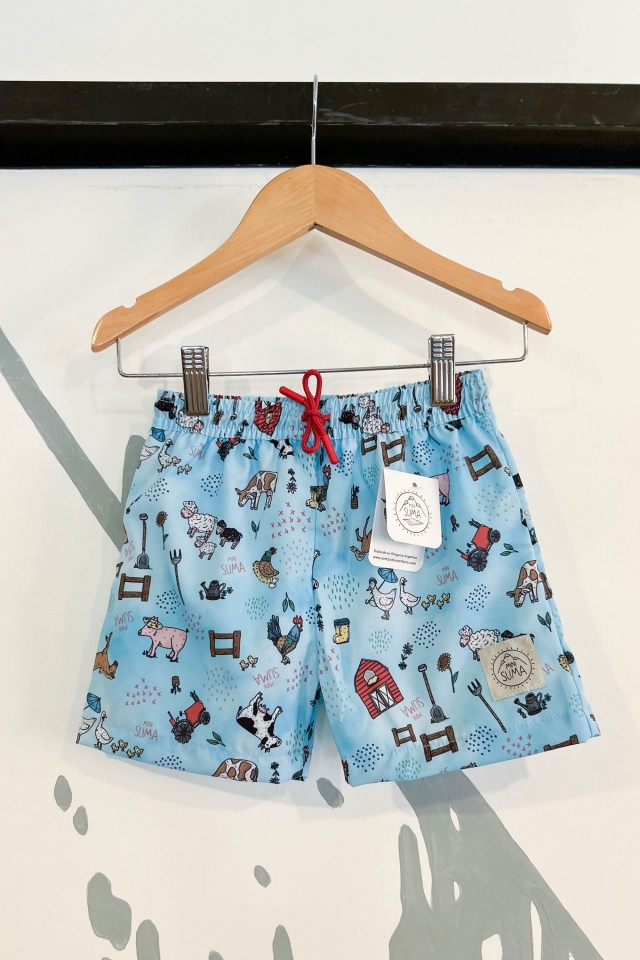 Mini Short Lacar Campito 