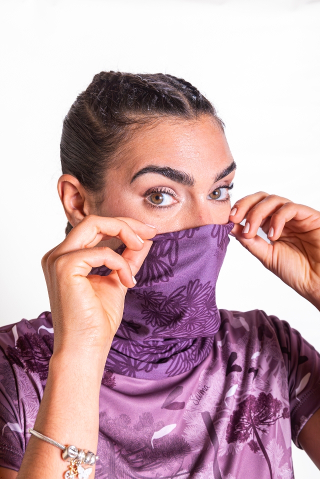 Cuello Pehuen violeta