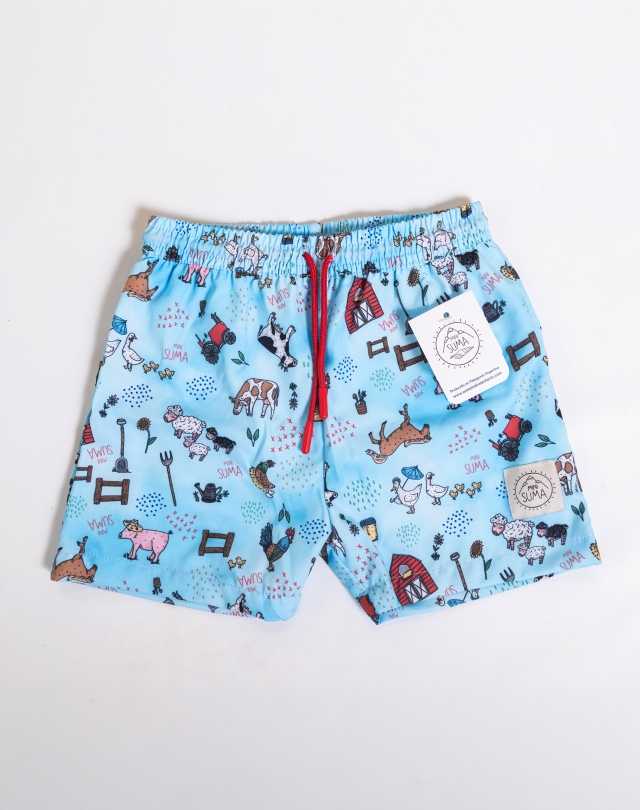 Mini Short Lacar Campito 