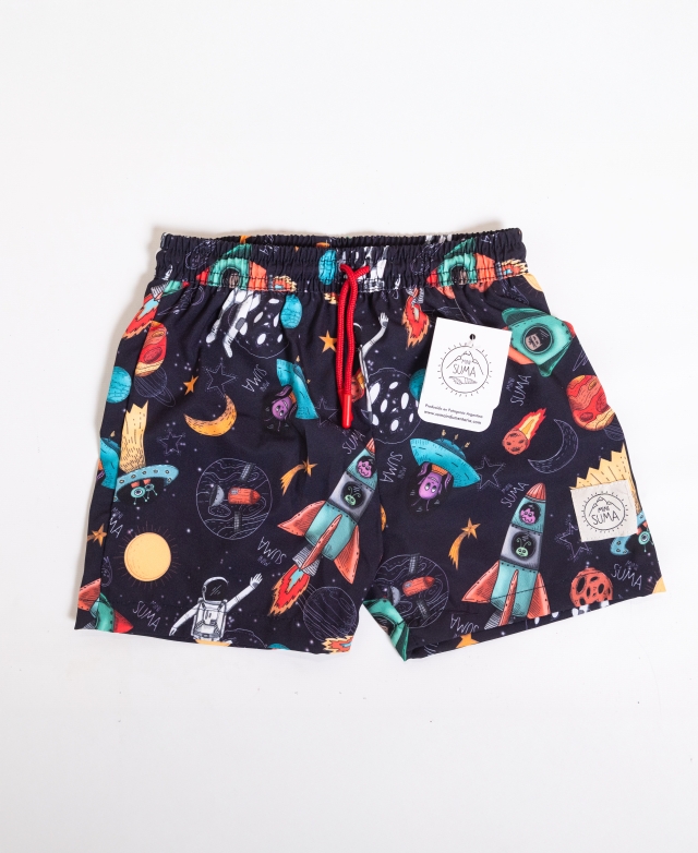 Mini Short Lacar Espacio