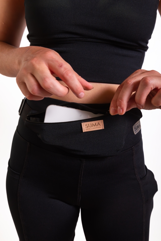 Riñonera Lisa Negro