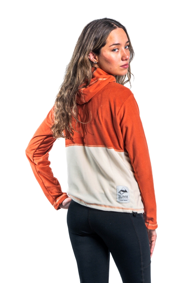Campera Micropolar Terracota