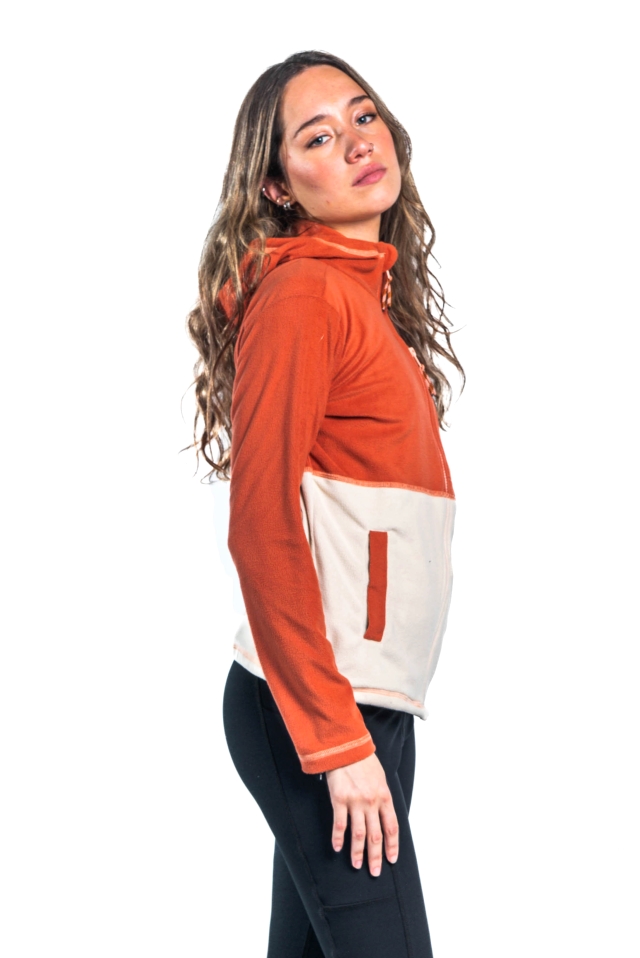 Campera Micropolar Terracota