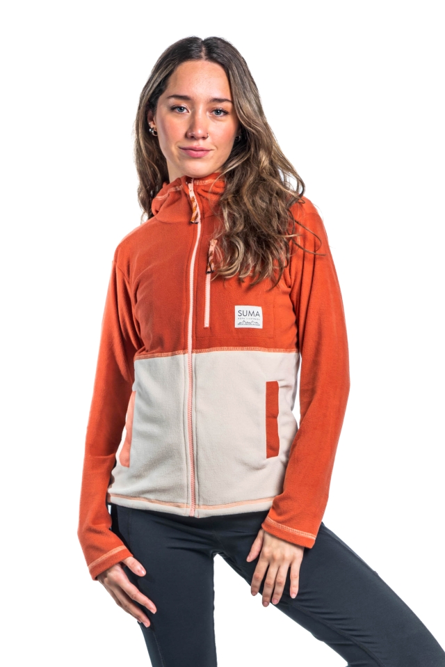 Campera Micropolar Terracota